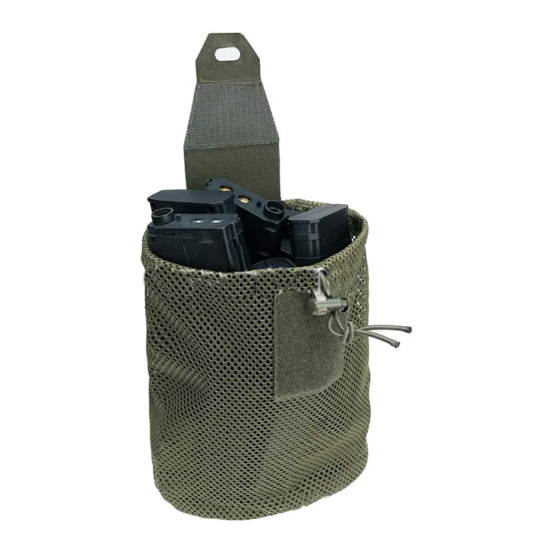 Foldable Nylon Mesh MOLLE Dump Pouch