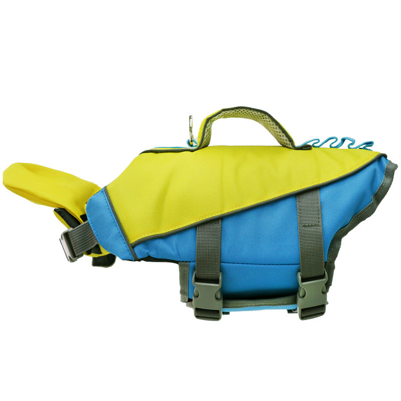 Adjustable Dog Life Jacket – 600D Oxford, High Buoyancy, Rescue Handle, Reflective Stripes | Swimming & Water Sports | XS–XL | 4 Colors
