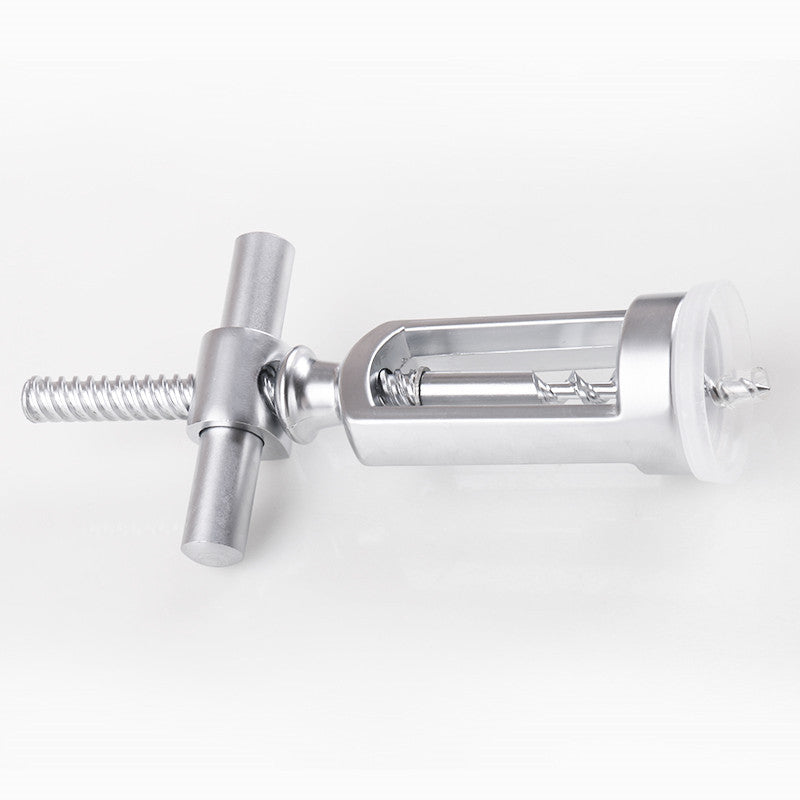 Spiral Cross-Bar Corkscrew & Foil Cutter Set – Heavy-Duty Zinc Alloy Wine Opener with Triangle Buckle | Gift Box Included