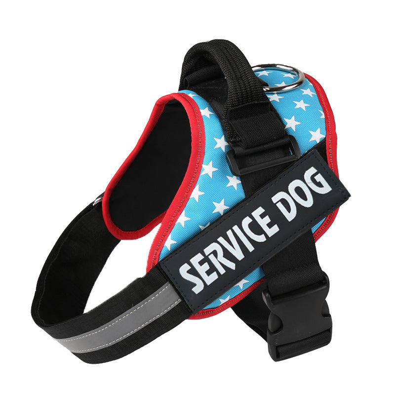 Personalized No-Pull Dog Harness – Oxford Cloth with Custom ID Patch, Reflective Strip & Top Handle | Baby to XXL | 13 Styles