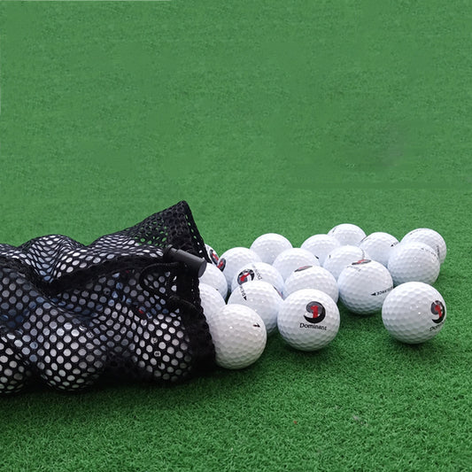 Nylon Mesh Golf Ball Storage Bag – Drawstring Ball Net Bag, 3 Sizes