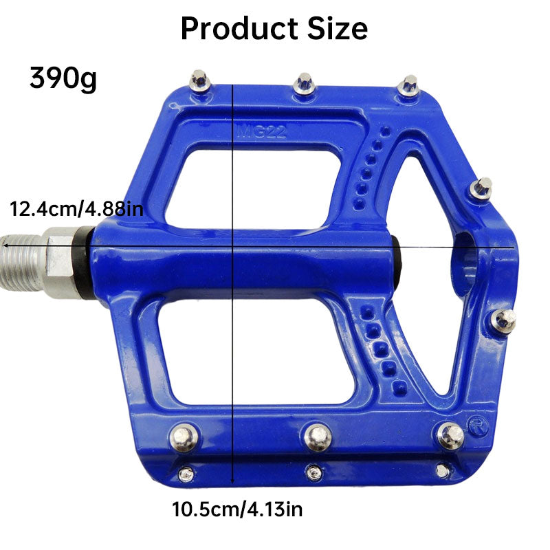 MG-22 Mountain Bike Pedals – Aluminum Alloy with Chrome Molybdenum Steel Axle & 3-Bearing System