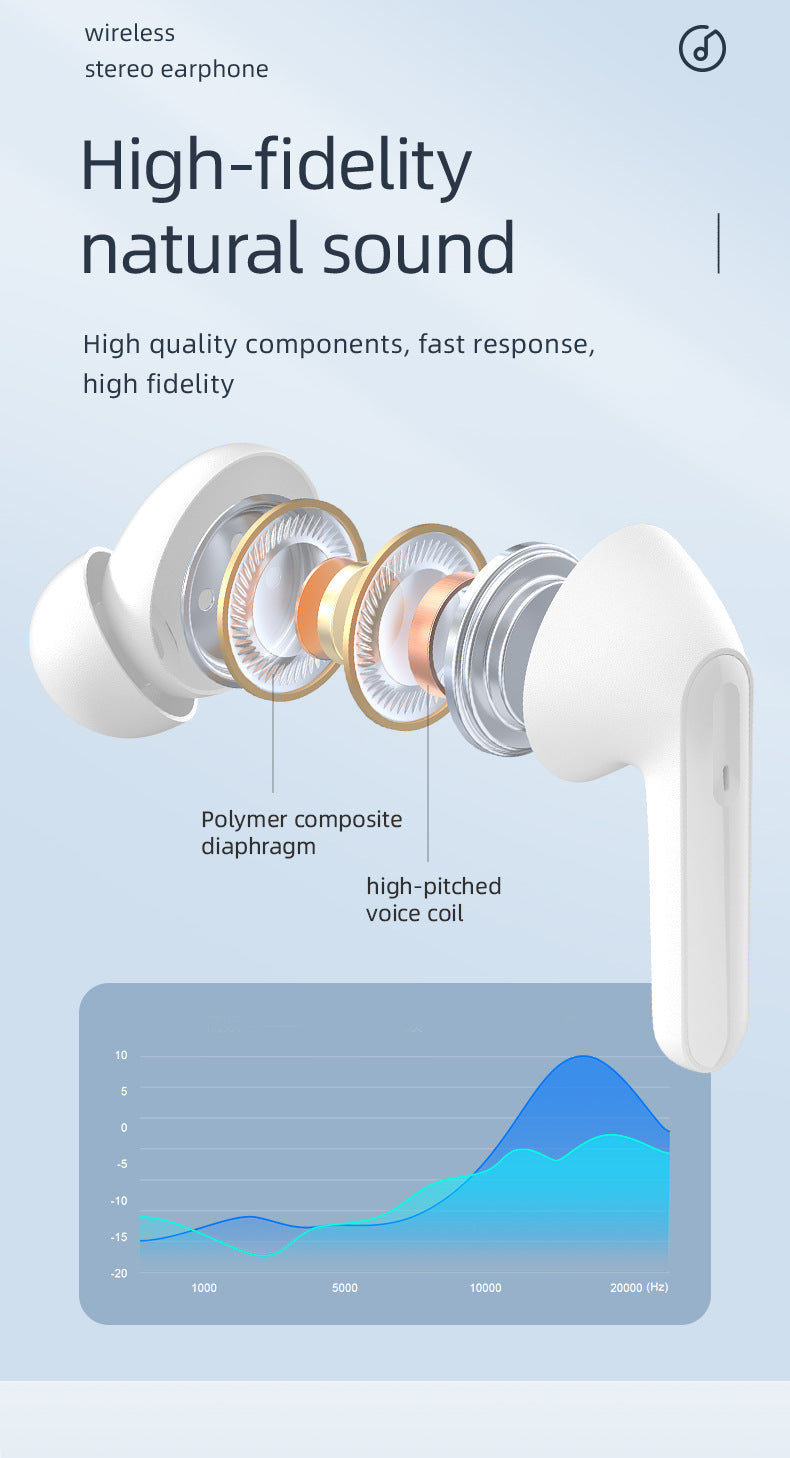 LB-22 True Wireless Sports Earbuds – Bluetooth 5.0 HD Call Headset