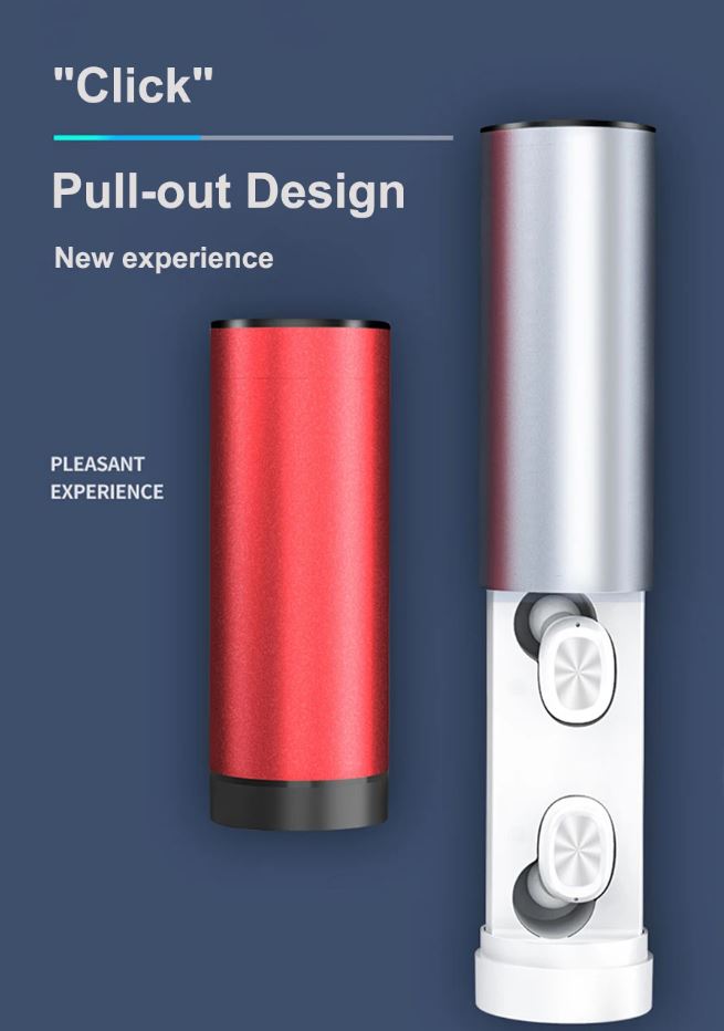 B9 Bluetooth 5.0 Wireless Earbuds with Touch Controls and Charging Case