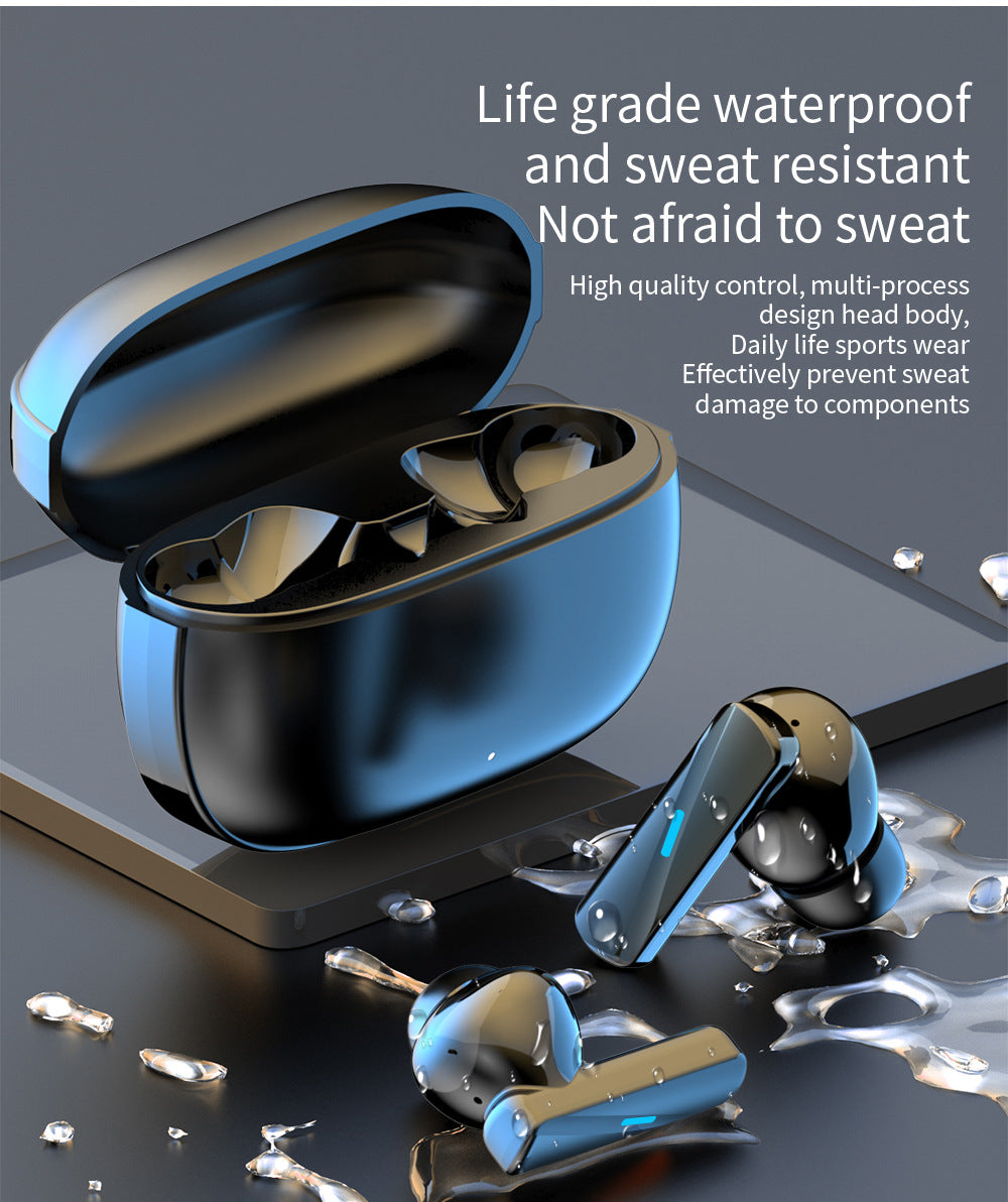 Wireless Earbuds with ANC + ENC Noise Cancelling – Bluetooth 5.3, Long Battery Life for Business