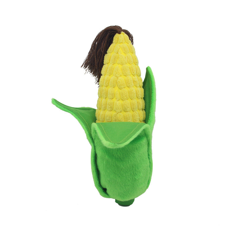 Fruit & Veggie Plush Squeaky Dog Toy – Cute Smiley Face, Built-In Squeaker & Crinkle | Soft Chew | Dogs & Cats | 6 Styles