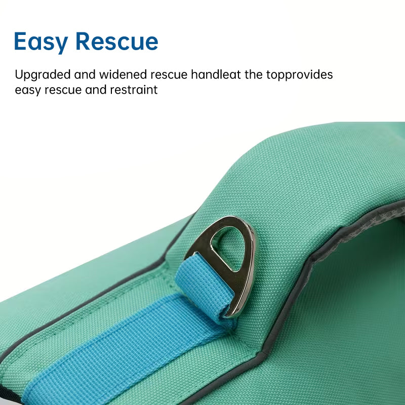 Adjustable Dog Life Jacket – 600D Oxford, High Buoyancy, Rescue Handle, Reflective Stripes | Swimming & Water Sports | XS–XL | 4 Colors