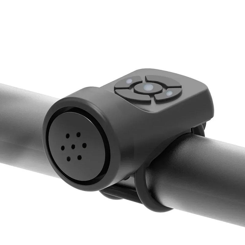 USB-Rechargeable Bicycle Electronic Horn, 4 Tones, 120 dB Listed