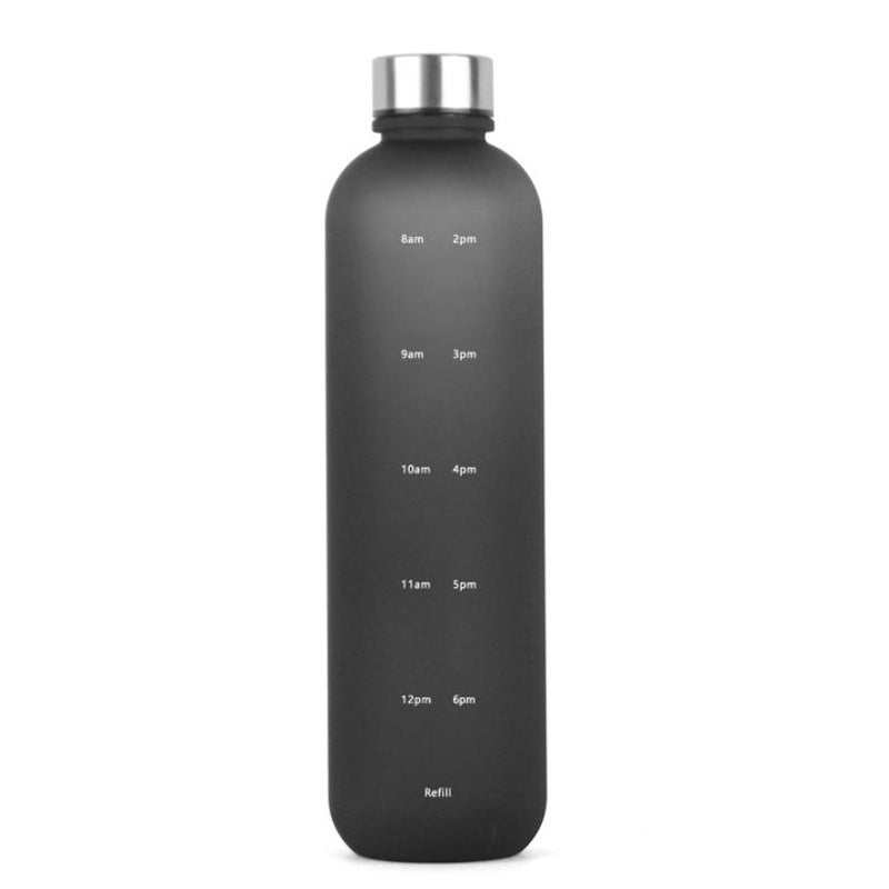Tritan Sports Water Bottle with Handle – Frosted Gradient 1L Travel Mug
