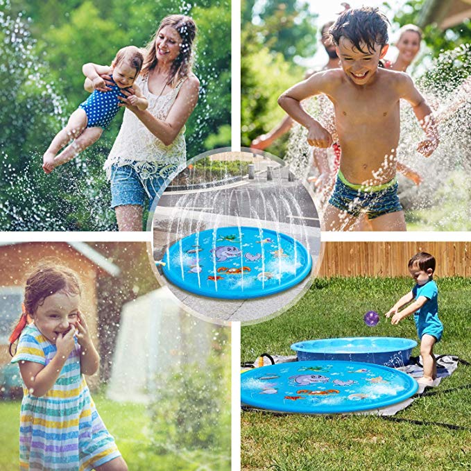 Kids’ PVC Sprinkler Splash Pad Water Mat