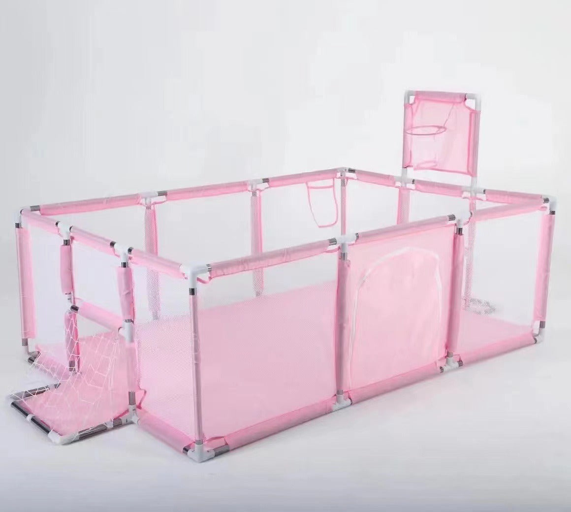 Children's Indoor Playpen and Ball Pit Fence with Mesh Panels