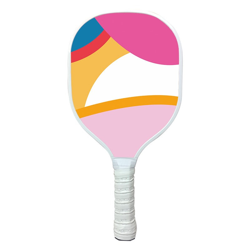 Beginner Pick Racket Paddle with Solid Wood Core and PU Grip