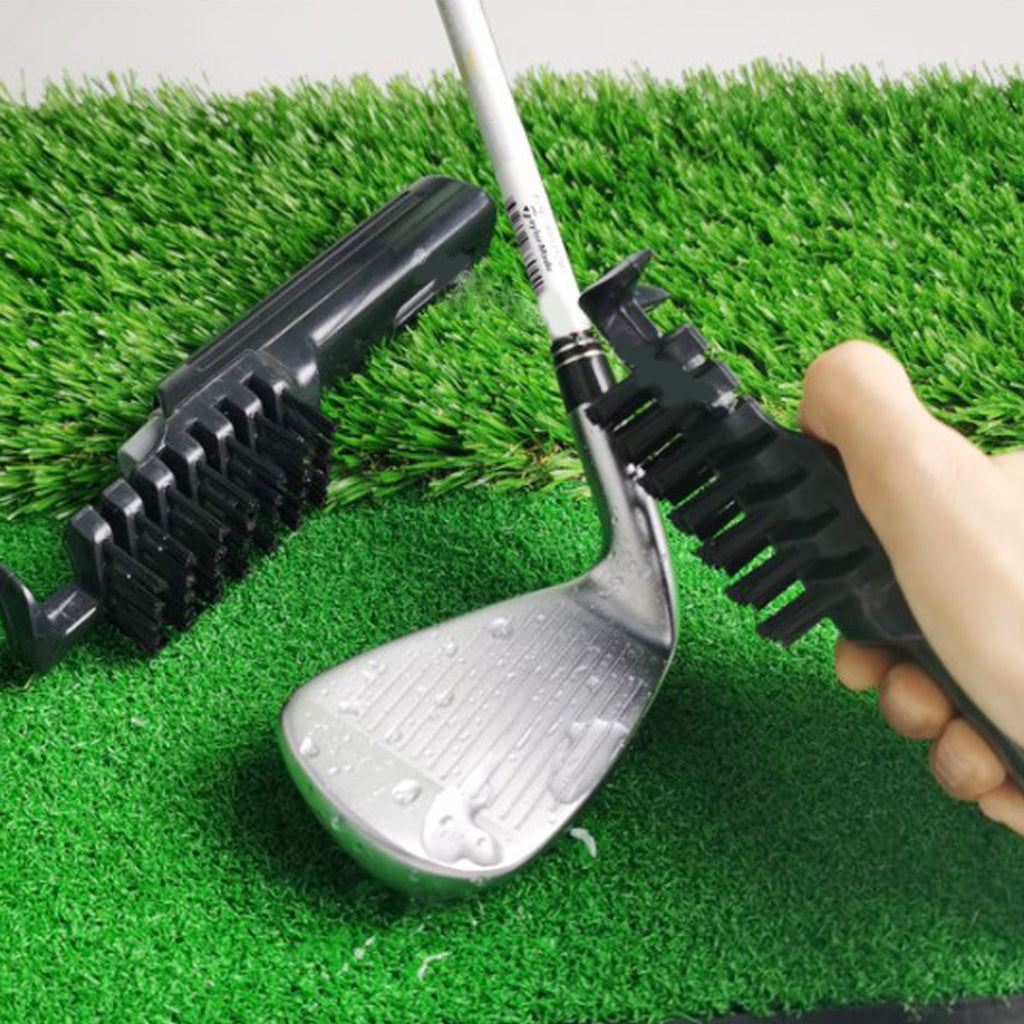 Golf Club Groove Cleaning Brush – Built-In Water Spray Cleaner