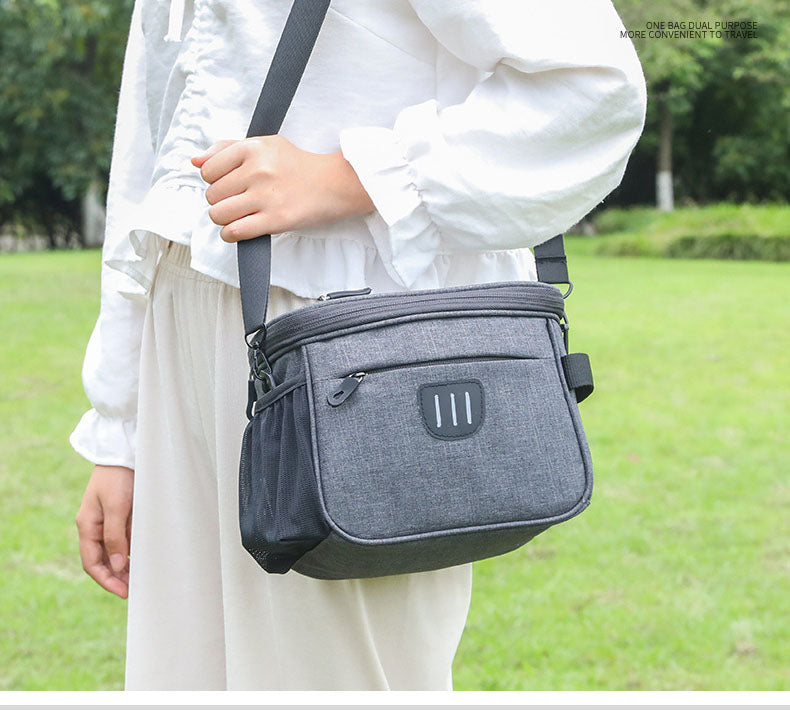 5L Bicycle Handlebar Bag with 6.5-Inch Touchscreen Window