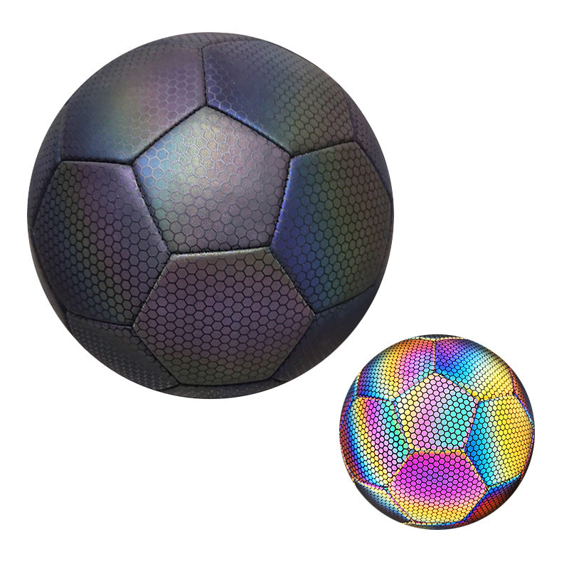 Reflective PU Soccer Ball for Match & Training