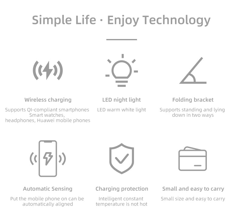 3-in-1 Wireless Charging Pad – 15W Fast Charger for iPhone, Apple Watch, AirPods & Samsung