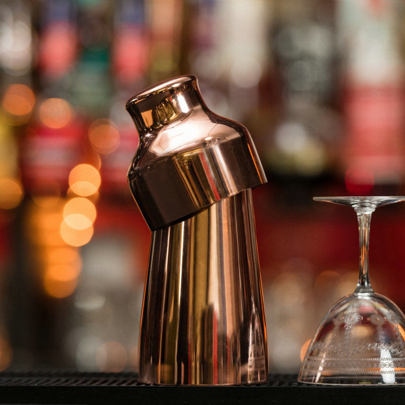 304 Stainless Steel French-Style Two-Piece Cocktail Shaker, 500ml