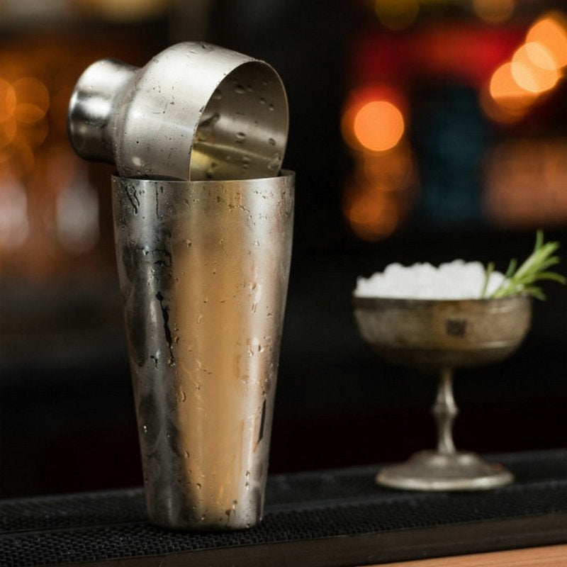 304 Stainless Steel French-Style Two-Piece Cocktail Shaker, 500ml