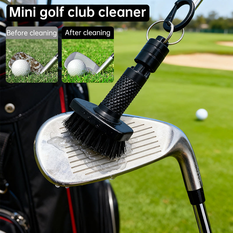 Magnetic Golf Club Cleaning Brush with Groove Pick