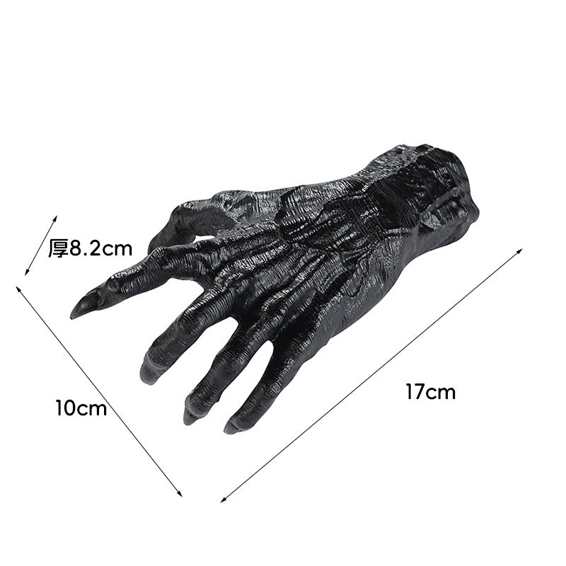 Halloween Resin Ghost Hand Decoration, Black or Gold