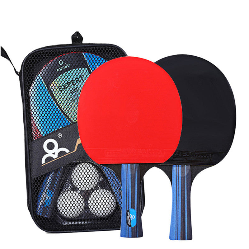 A10 Double-Sided Table Tennis Racket Set with 7-Layer Blade