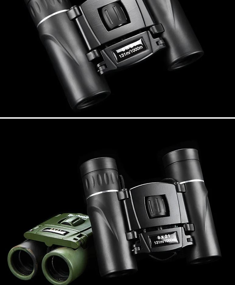8×21 Compact Binoculars with BaK-4 Prism and FMC Optics