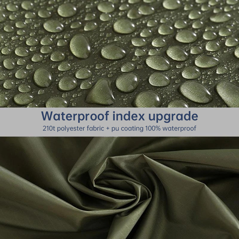 3-in-1 Waterproof Hooded Rain Poncho – Multi-Use Raincoat, Shelter & Sleeping Bag Cover