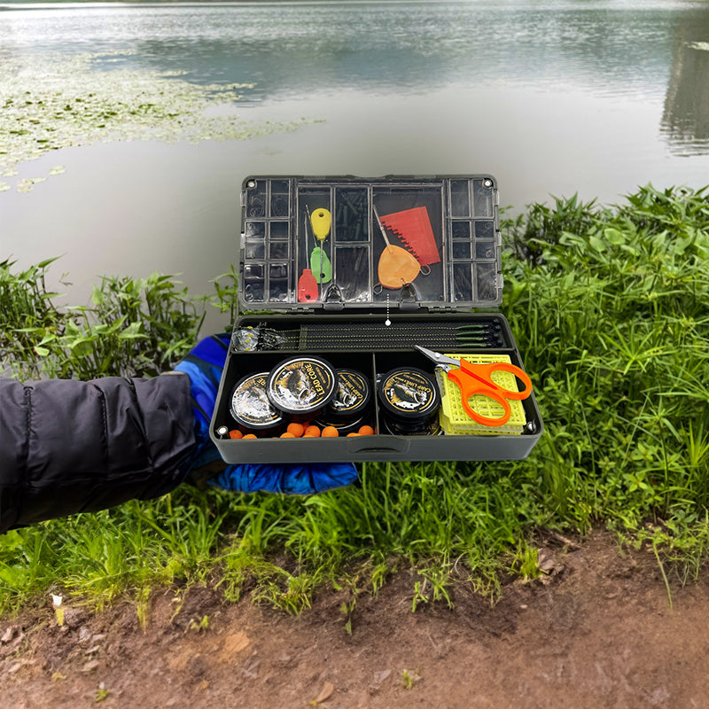 Portable Magnetic Fishing Tackle Organizer Box