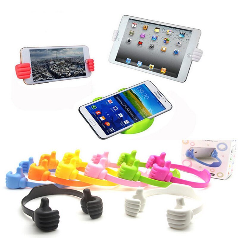 Portable Adjustable Thumb Phone Holder Stand for Smartphones