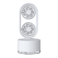 2-in-1 USB Desk Fan with Misting Humidifier – 3-Speed Spray Cooling Fan for Home & Office