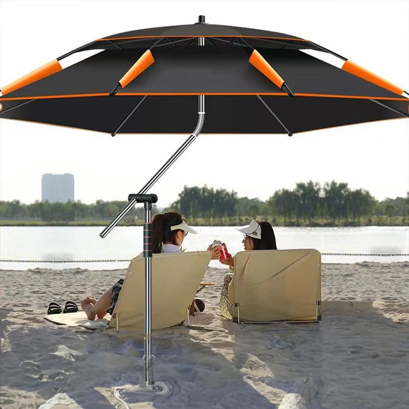 Extra-Large Fishing Umbrella with UV & Light-Rain Protection