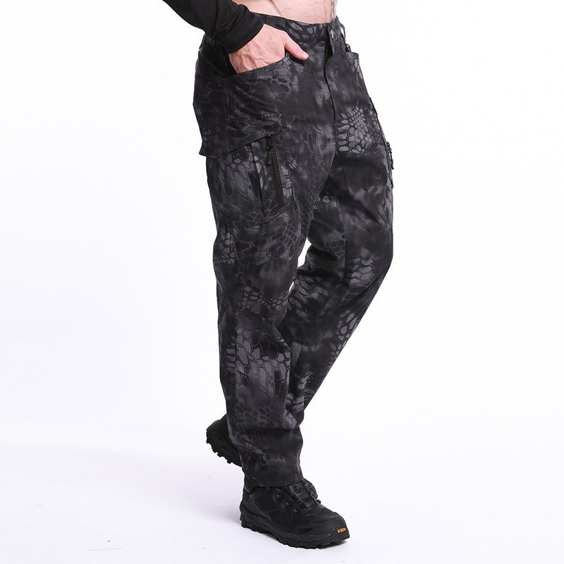 Men's Tactical Cargo Pants | Multi-Pocket | Camo & Solid Colors | S-3XL