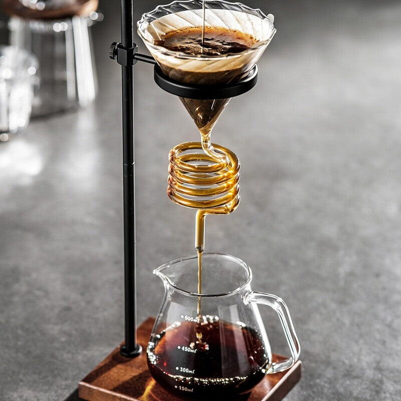 Spiral Cooling Pour-Over Coffee Dripper Stand – Ins-Style Americano Filter Holder