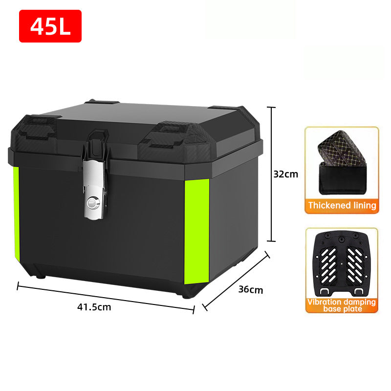 45L Motorcycle Top Case – Quick Release Trunk for BMW R1200GS/R1250GS, Honda, Kawasaki, Suzuki