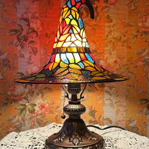 Halloween Witch Hat Decorative Lamp, 8 Color Options