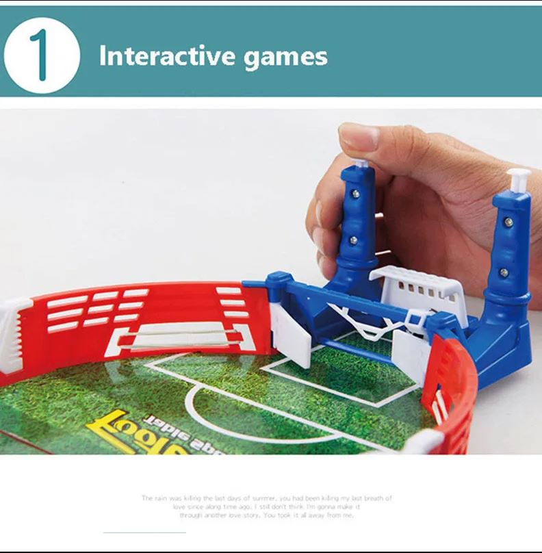 Portable Mini Tabletop Football Game for 2 Players