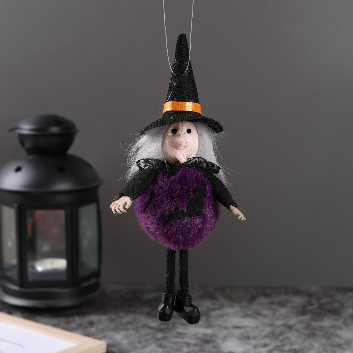 Fabric Halloween Hanging Ornaments, 4 Designs