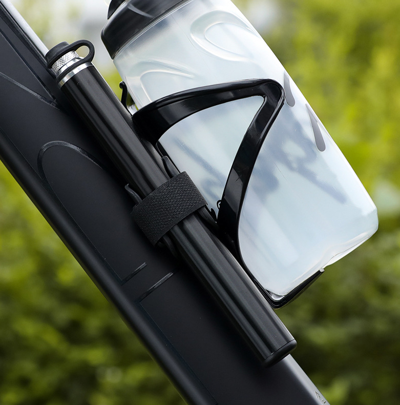 Mini Aluminum Alloy Bicycle Pump with 160 PSI and Dual Valve
