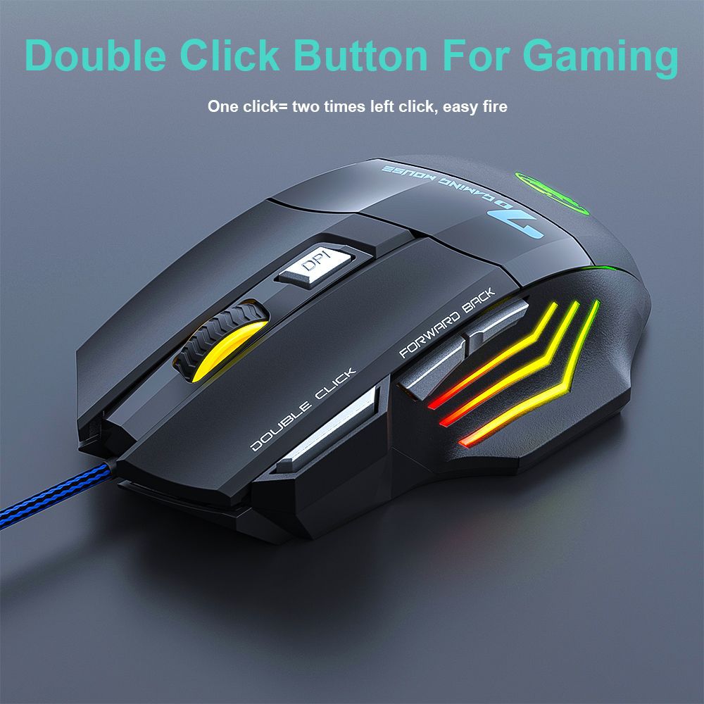 AN-300 104-Key Wired Gaming Keyboard and 7D Mouse Combo