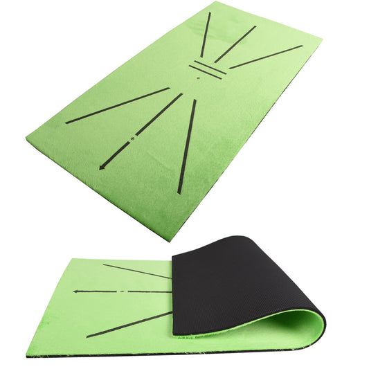 30 × 60 cm Golf Swing Practice Mat with Carry Pouch