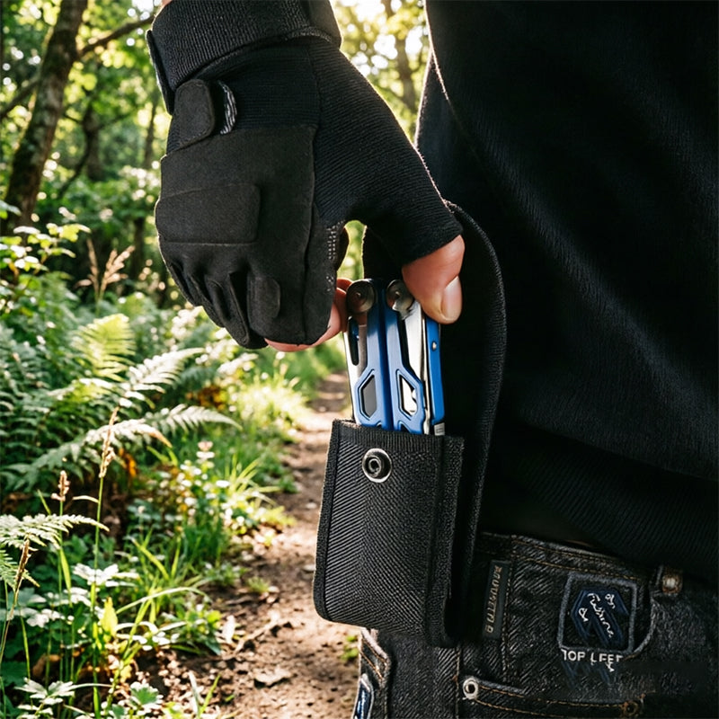 Compact Folding Multi-Tool with Pliers, Knife and Nail Puller