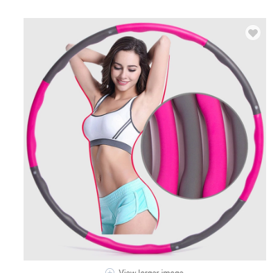 Weighted Sectional Hula Hoop for Kids & Adults