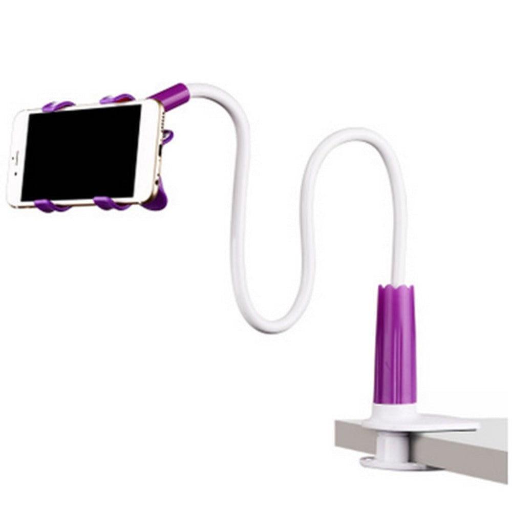 360° Flexible Long-Arm Phone Holder for Desk, Bed & Car