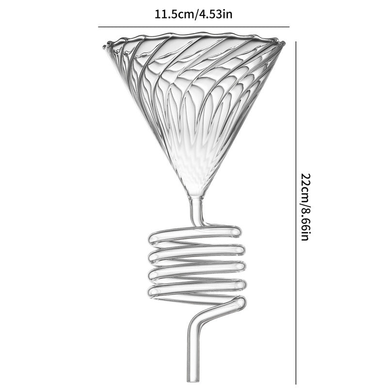 Spiral Cooling Pour-Over Coffee Dripper Stand – Ins-Style Americano Filter Holder