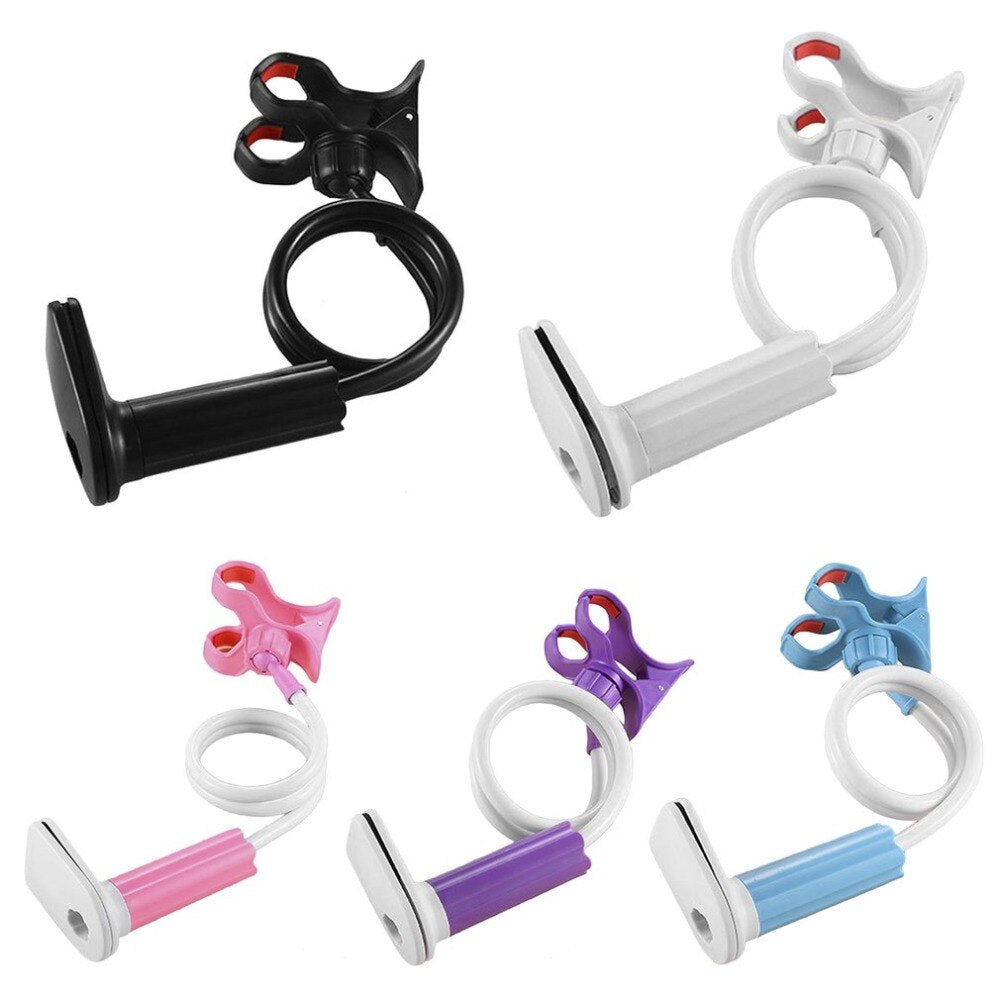 360° Flexible Long-Arm Phone Holder for Desk, Bed & Car