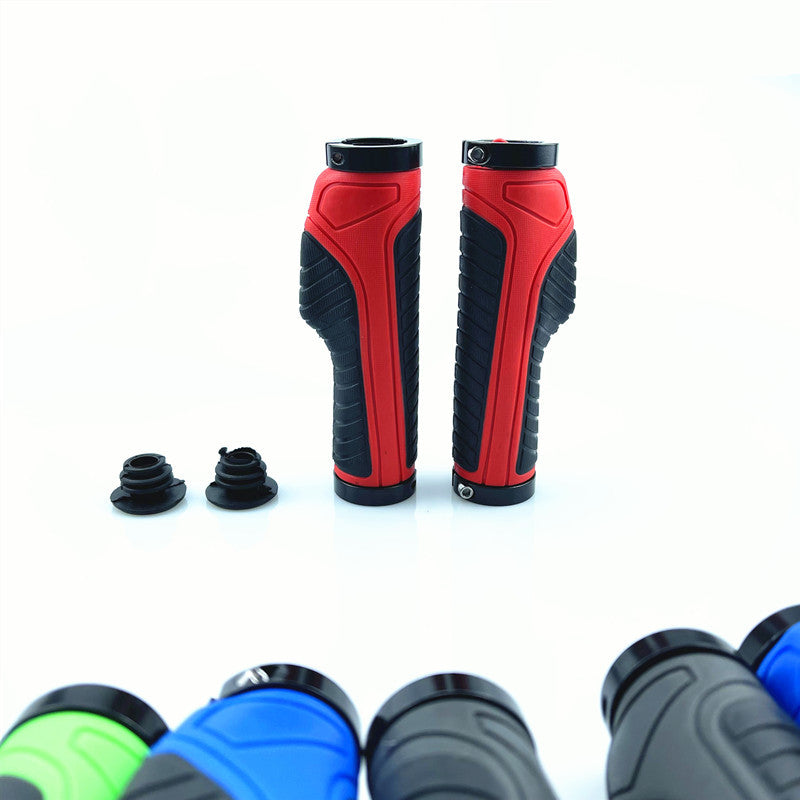 13 cm Bilateral-Locking Rubber Bicycle Handlebar Grips