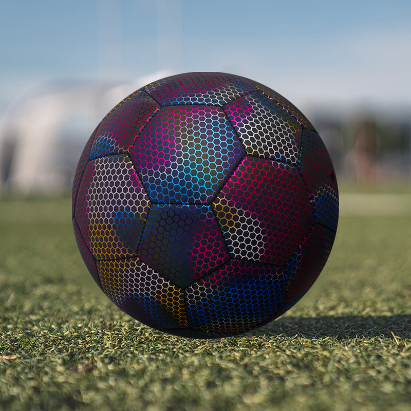 Reflective PU Soccer Ball for Match & Training