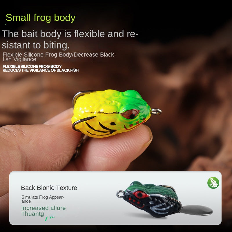 3 cm Double-Whisker Frog Fishing Lure Set, 11 Pieces