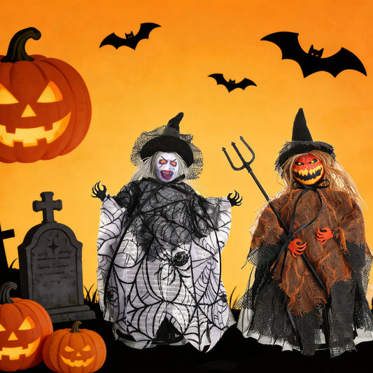 Fabric Halloween Ghost or Pumpkin Decoration