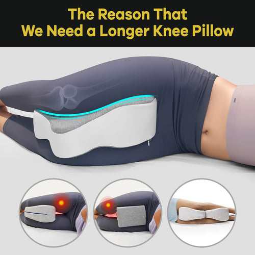 Butterfly-Shaped Memory Foam Knee & Leg Pillow – Side Sleeper & Pregnancy Support